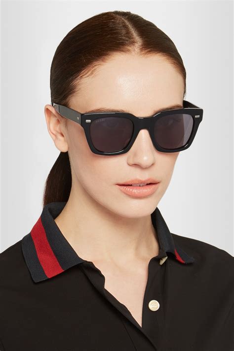 gucci square acetate glasses|gucci sunglasses price.